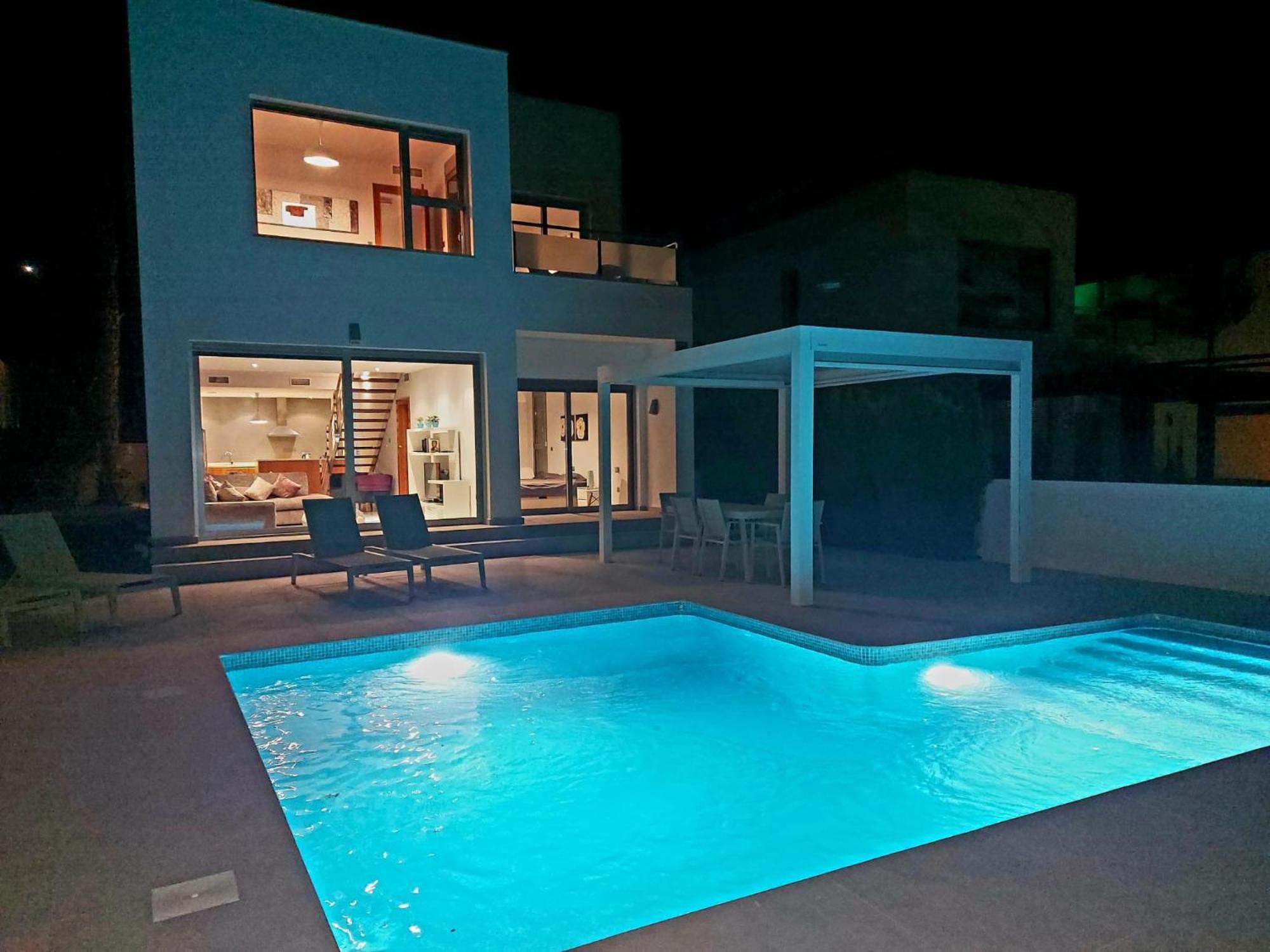 Modern Villa Frontline Golf Algorfa Exteriér fotografie